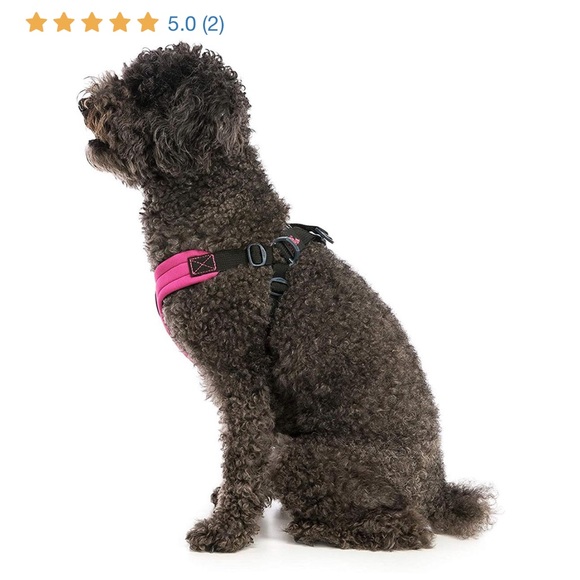 Gooby Escape-free Sport Harness for Medium dog 14.25-21.5in chest Barbie Pink - Picture 3 of 9